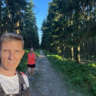 Trail dans les Hautes Fagnes, connexion Extratrail Malmedy-Jalhay