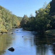 Trail à Stoumont, le long de l'Amblève