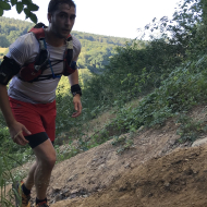 Nathan Burette à l'assaut du viaduc de Polleur