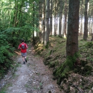 Extratrail Spa parcours noir en direction de Moulin du Ruy